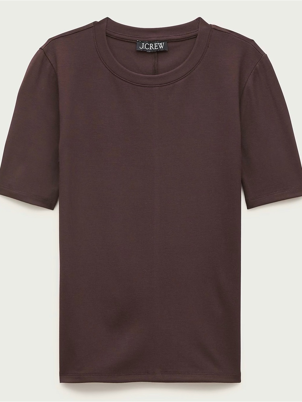 NWT/ Refined rib elbow-sleeve T-shirt